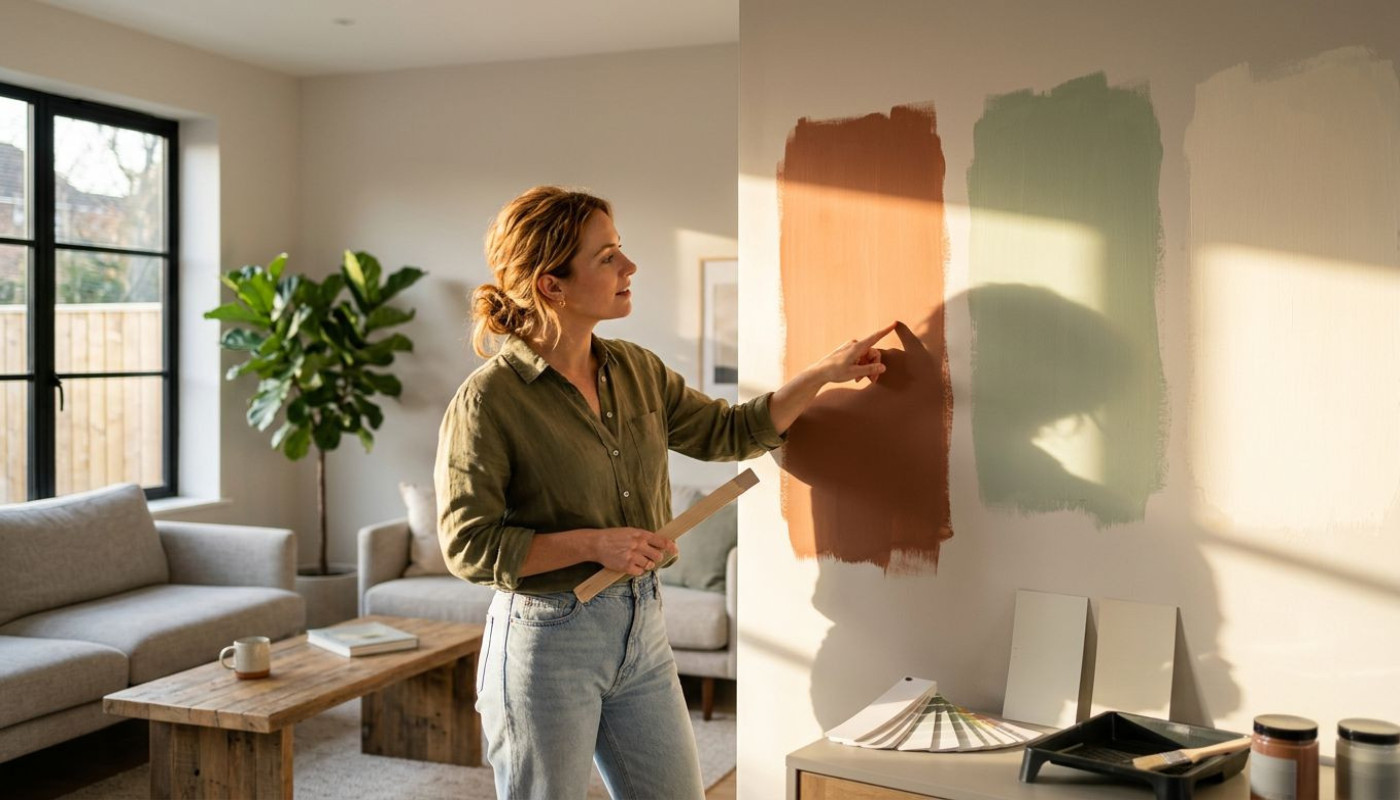 Quand la lumière transforme la couleur : secrets d’une peinture intérieure réussie